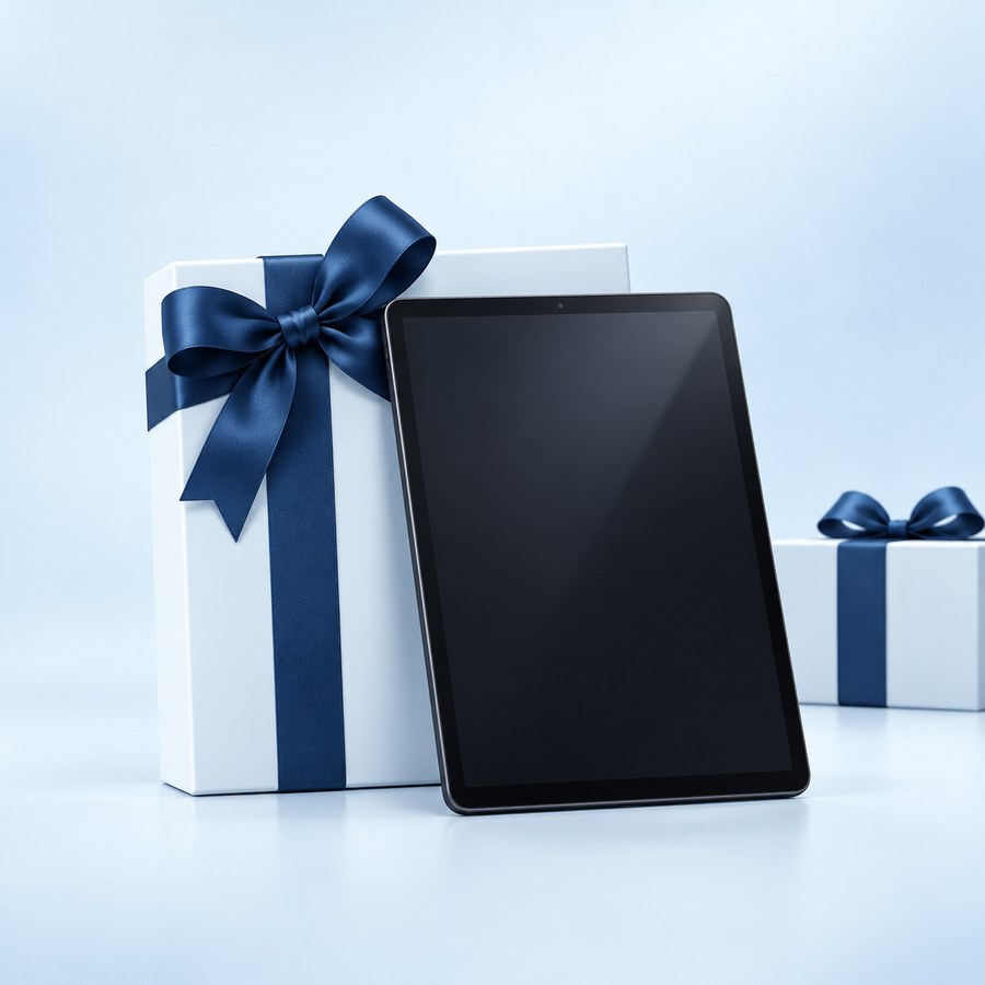 La tablette proposée en cadeau